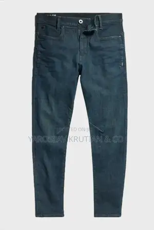 Men's Dark Blue D-staq 3d Slim Jean