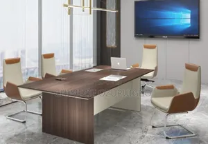Brown 2.4 Meters Executive Office Table