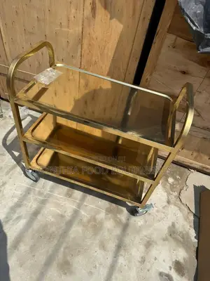 Gold Food Trolley (60cm)