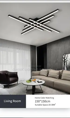 Nordic Modern Long Strip Ceiling Lamp For Living Room Light