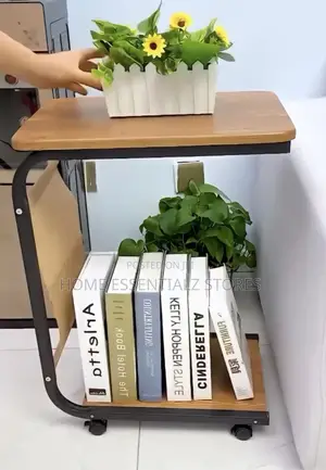 Bedside Stool With Pocket - Side Table