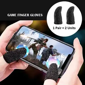 Photo - Mobile Gaming Thumb Finger Sleeves ( 1 Pair Thumb Index)