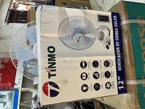 12” Original Solar Tinmo Table Top Fan