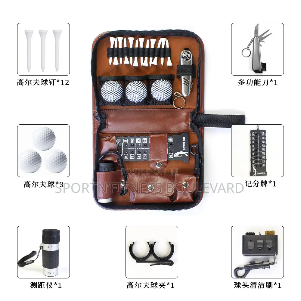 Golf Accessories Bag Fully Kitted