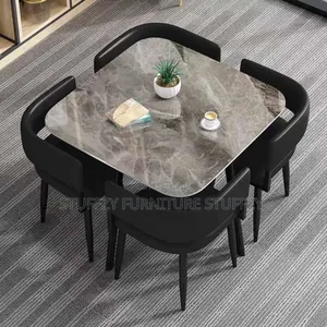 Italian Unique Marble Restaurant Table With