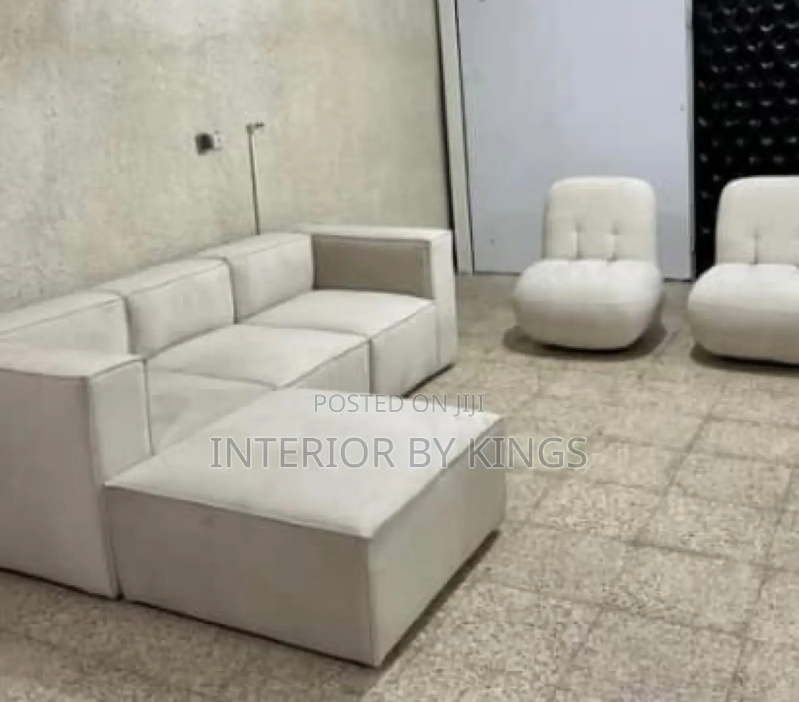 L-Shaped Custom Made Sofa +2 Singles Can Be Made in Colors