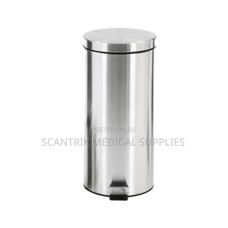 Brushed Stainless Trash Pail – 11l
