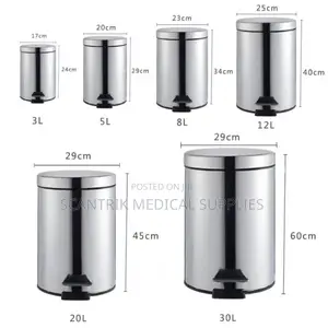 Step-on Stainless Steel Bin – 11l