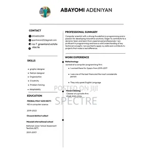 Advertising Marketing CV