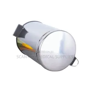 Brushed Chrome Waste Bin – 11l