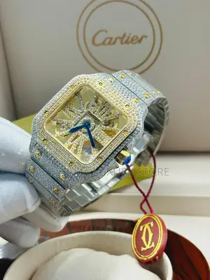 Cartier Premium Luxury Moissanite Iced Out Wristwatches
