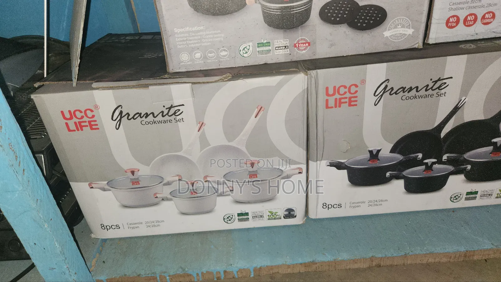 Jio 10pcs Cookware Set Granite Coating