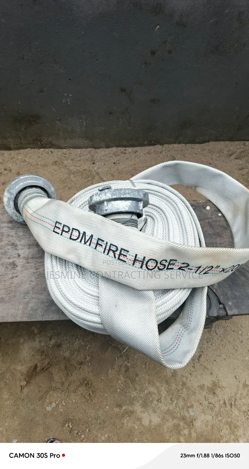 Fire Hose Canvas 2 1/2" With Aluminum Storz Coupling