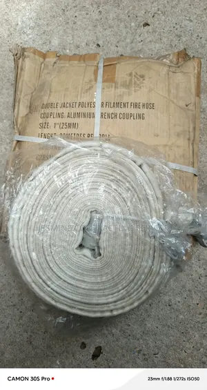 Fire Hose Canvas1"Doublejacket With French Aluminum Coupling