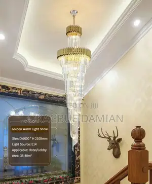 Villa Stair Long Chandelier