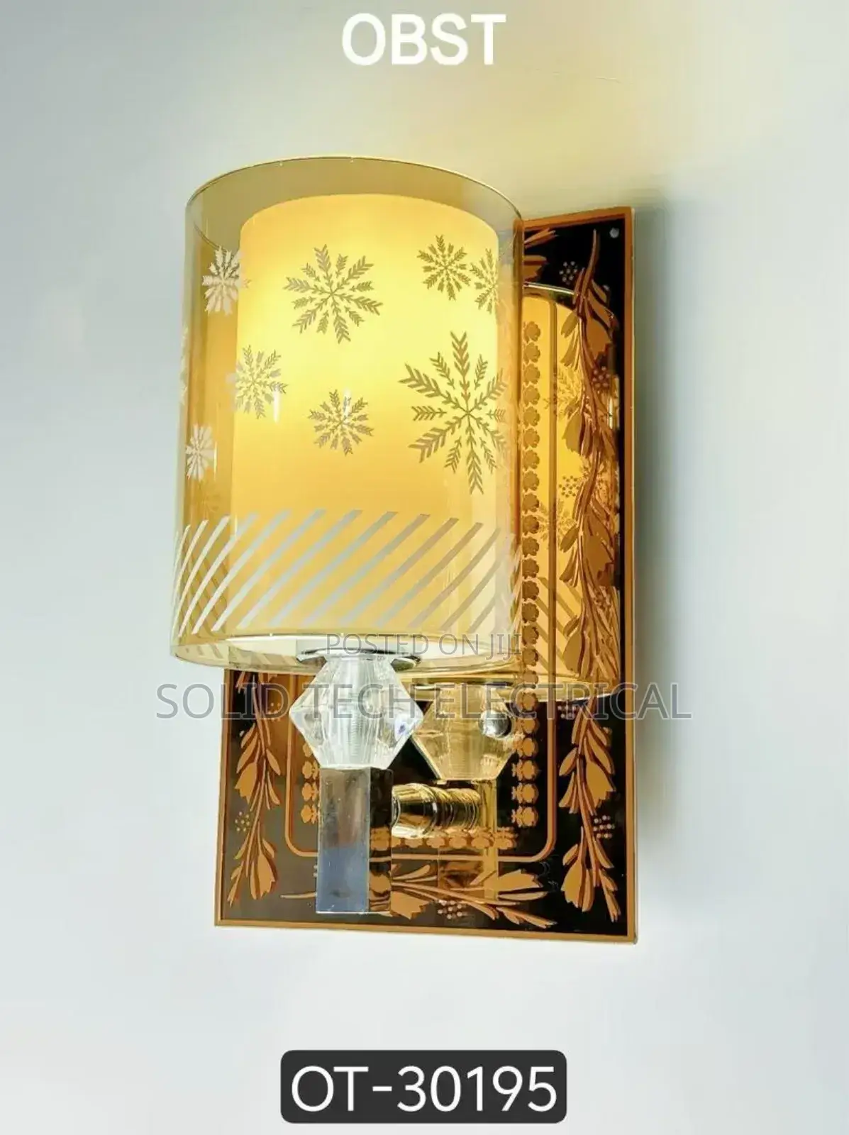 Mirror Wall Bracket Light Gold Mirror