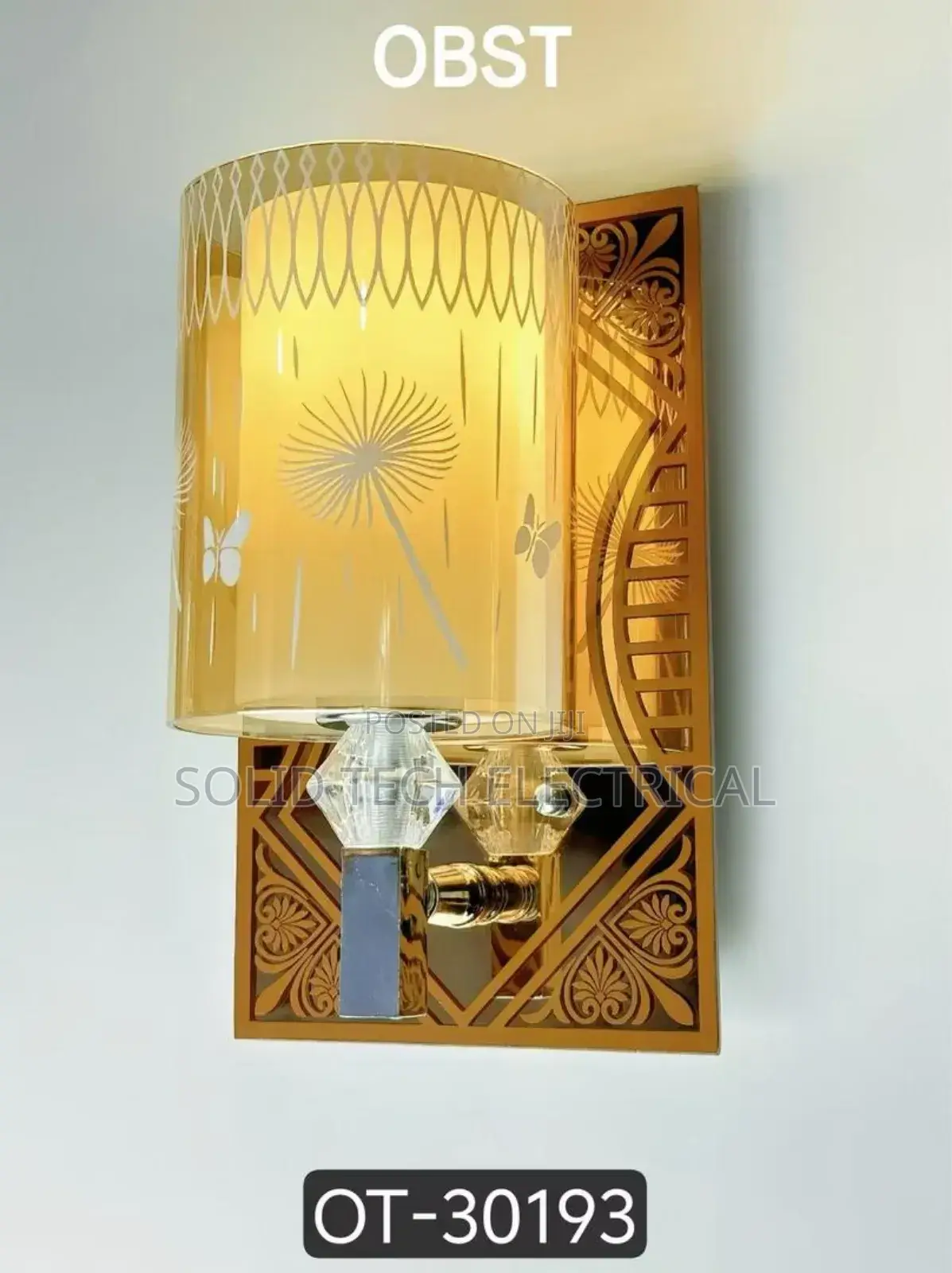 Mirror Wall Bracket Light Gold Mirror
