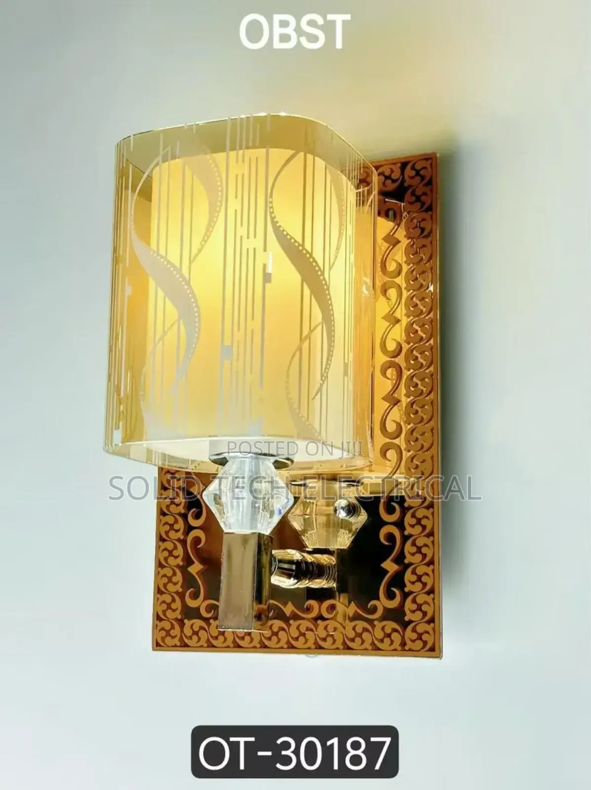 Mirror Wall Bracket Light Gold Mirror