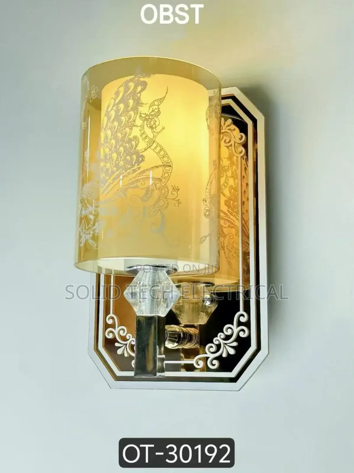 Mirror Wall Bracket Light Gold Mirror