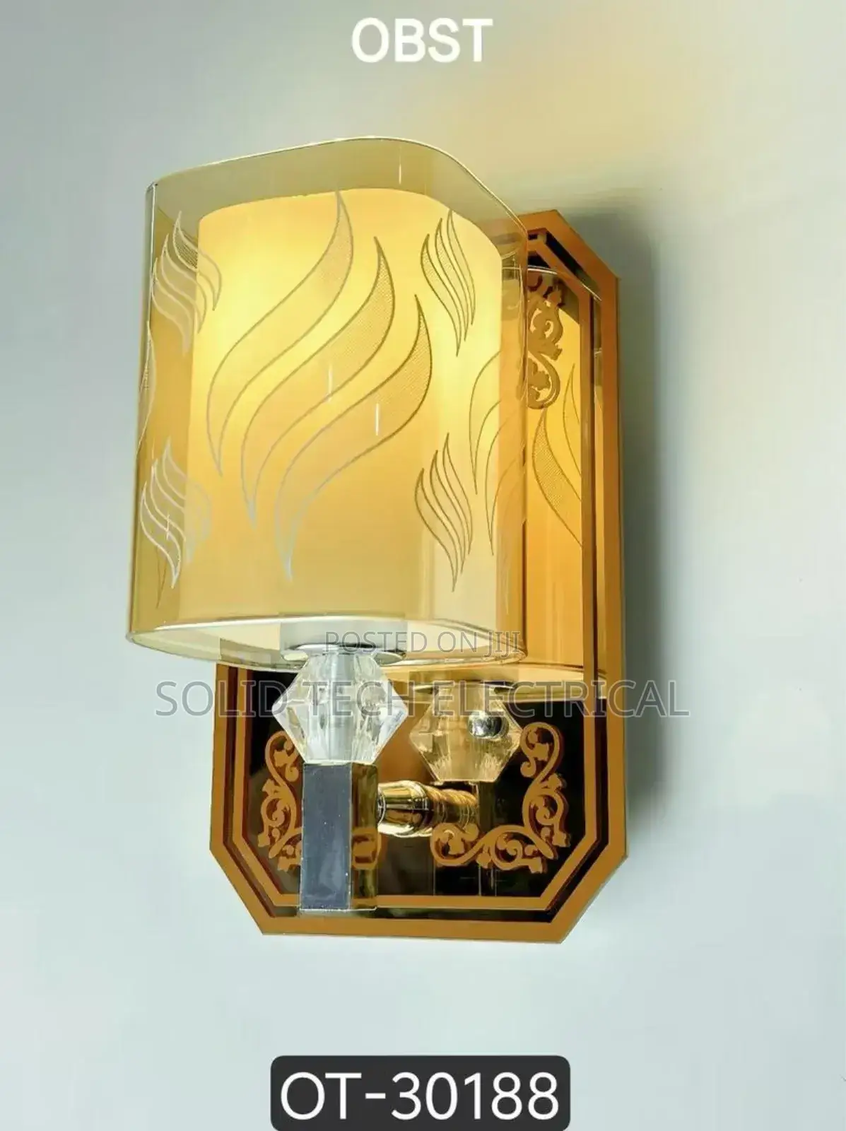 Mirror Wall Bracket Light Gold Mirror