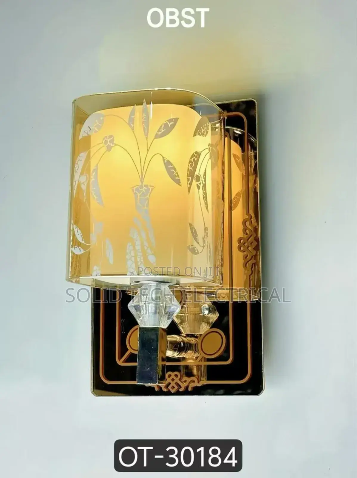 Mirror Wall Bracket Light Gold Mirror