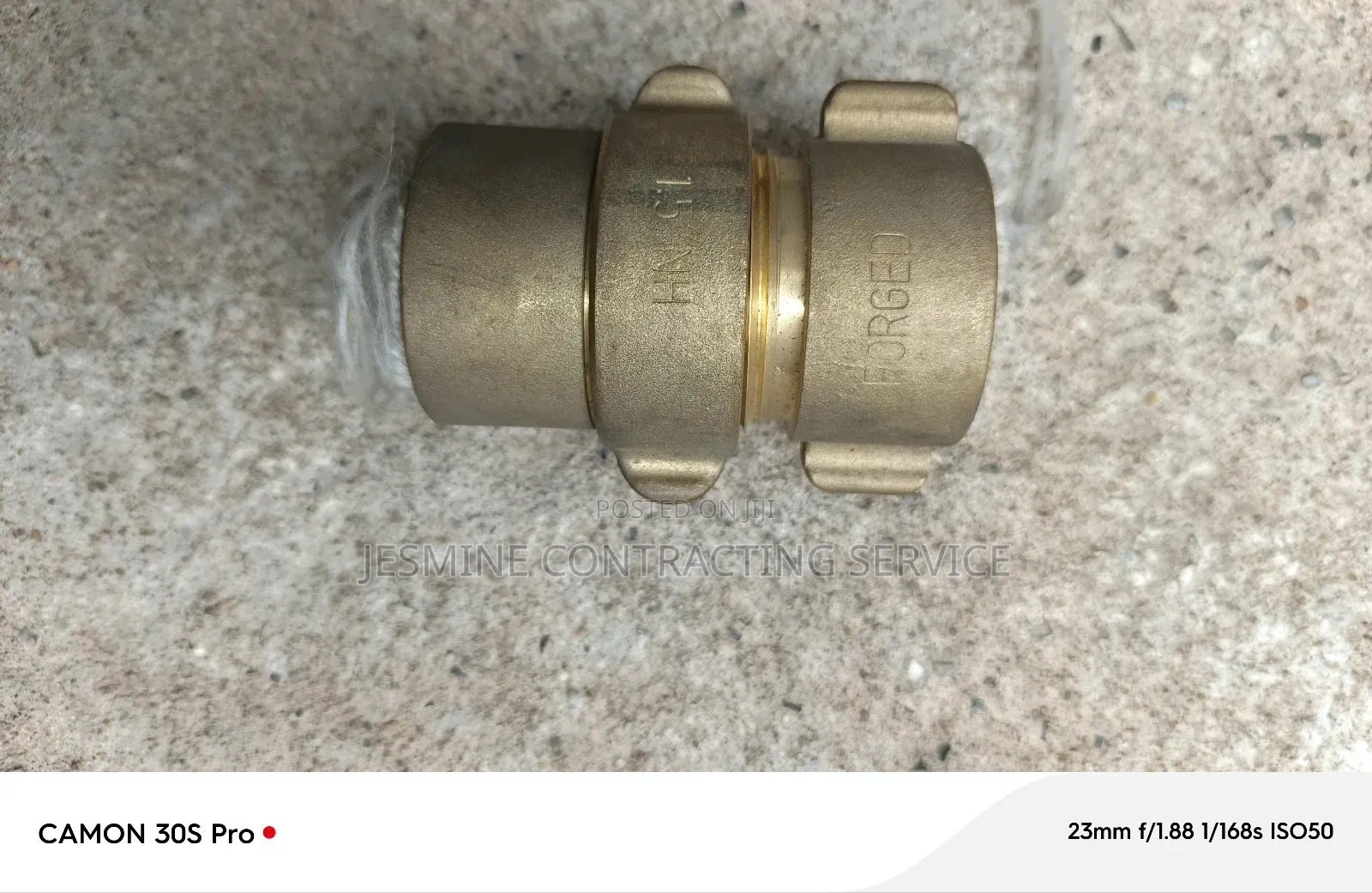 2 3/4 Machino Coupling Brass