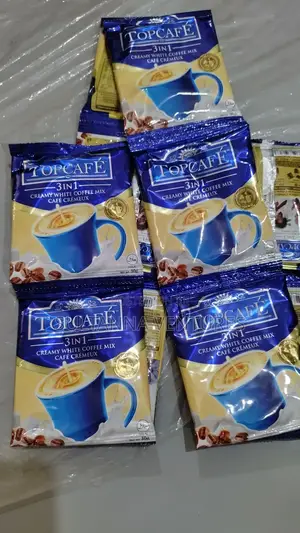 Topcafe 3in1 Instant Creamy White Coffee Mix (10 In A Roll)