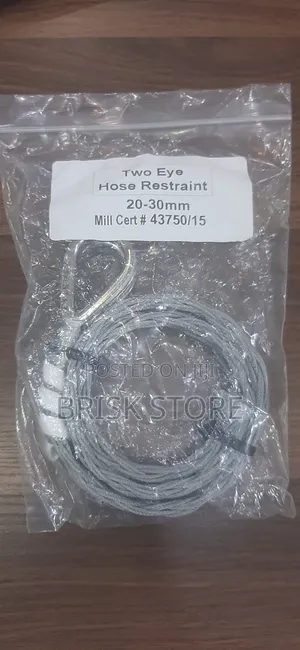 Two Eye Hose Restraint – 20-30 Mm | Safety Cable for Hoses
