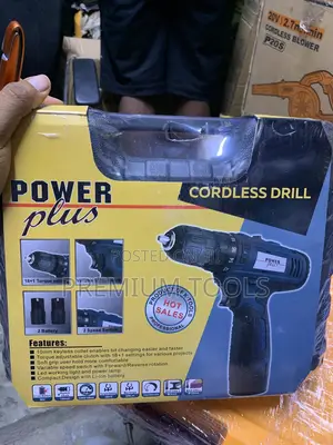 Power Plus Cordless Drill 2 Batteries