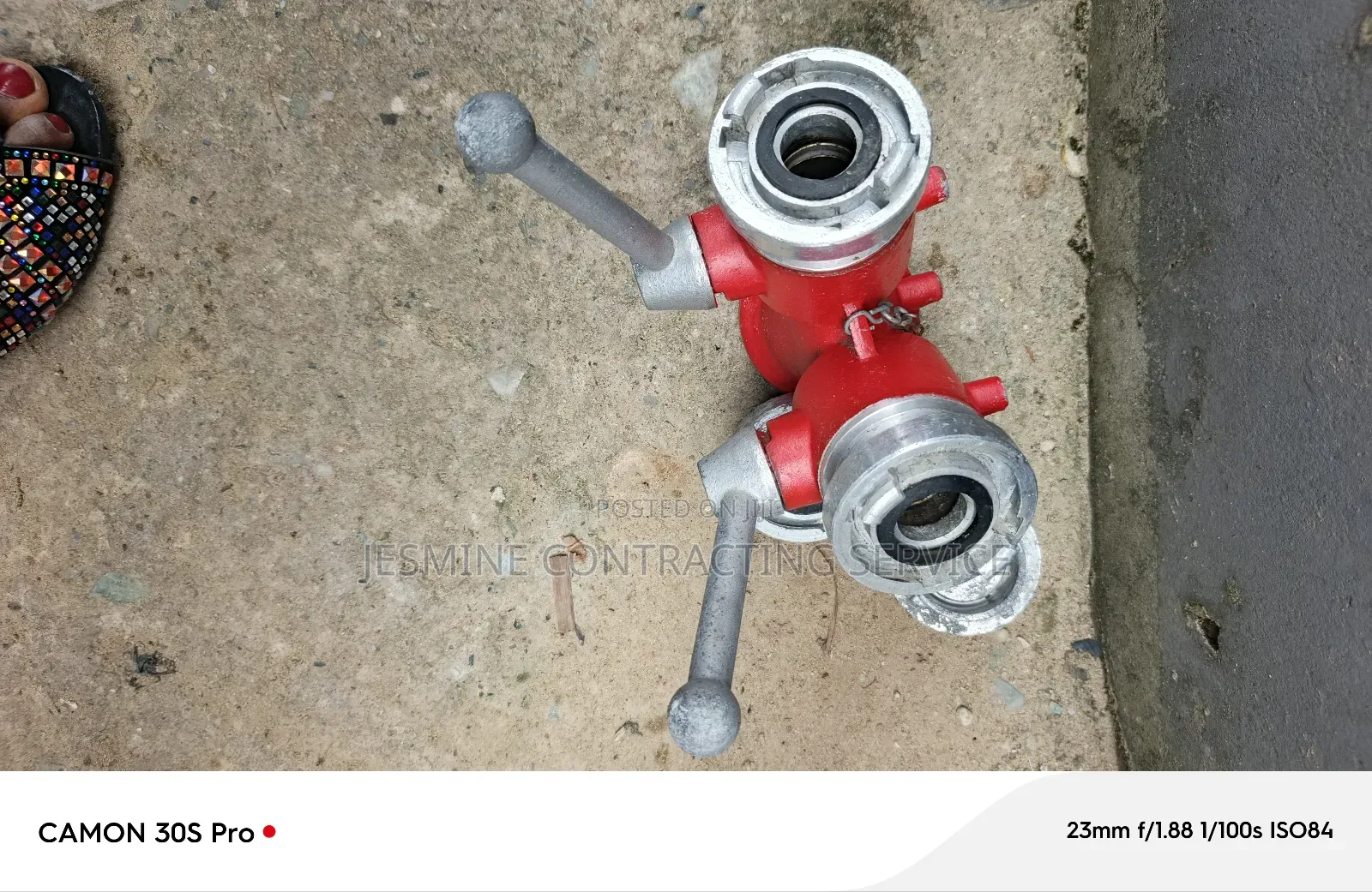 2" Two Way Y Connection Water Branch With Contrl