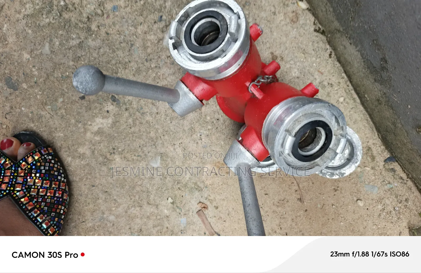 2" Two Way Y Connection Water Branch With Contrl