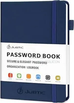 Usa Jubtic Password Keeper Book With Alphabetical Tabs.