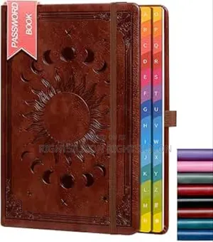 Usa Password Keeper Book With Colorful