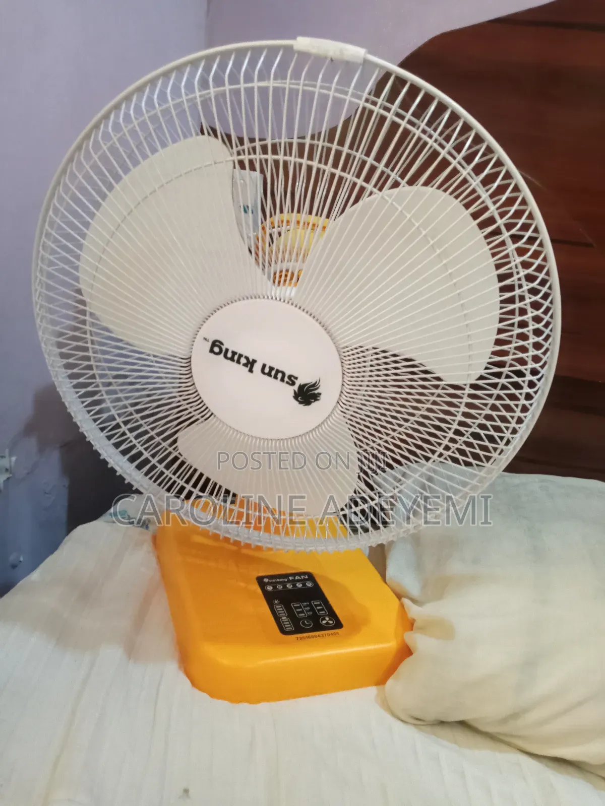 Sunking Solar Table Fan