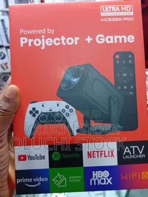 Hcs350 Pro Projector + Games