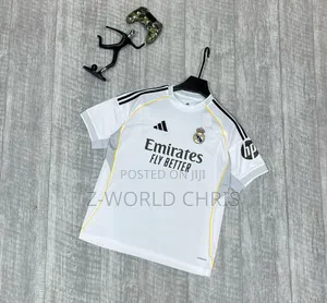Original Top Quality Real Madrid Official 25/26 Home Jersey