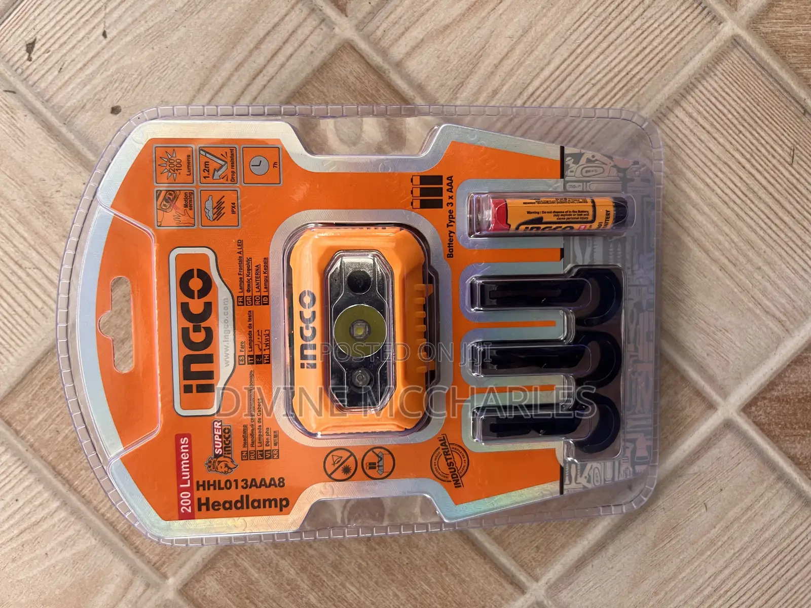 Tools Hhl013aaa8 Ingco Headlamp