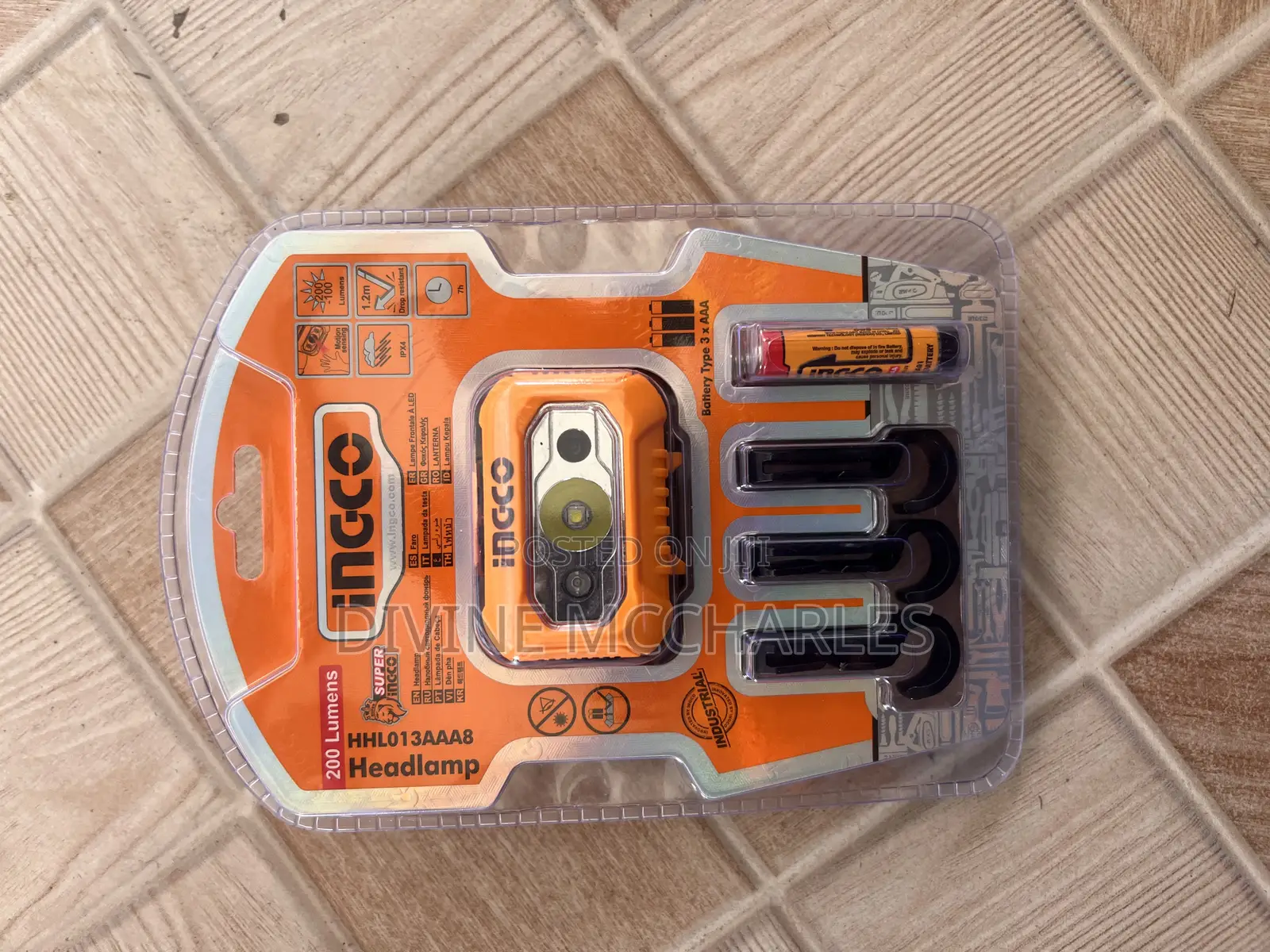 Tools Hhl013aaa8 Ingco Headlamp