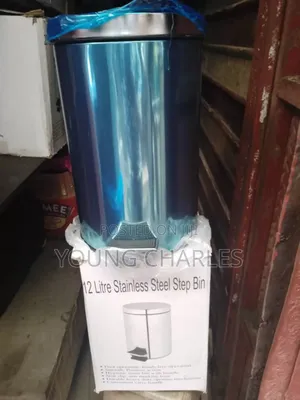 12 Liters Stainless Waste Bin