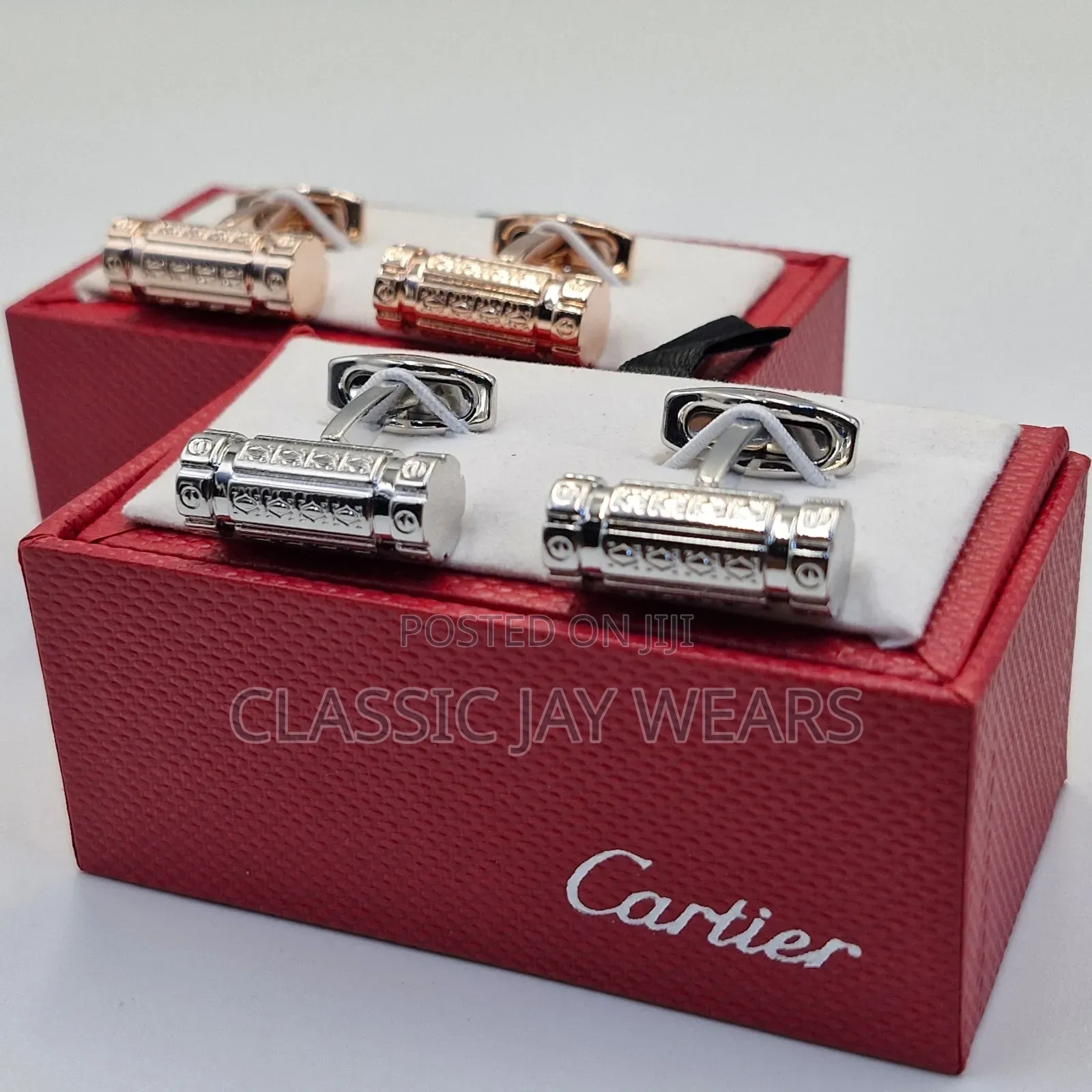 Bunch Designer Cartier Cuff Links