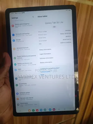Samsung Galaxy Tab S6 Lite 64 GB Black