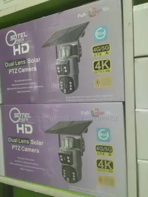 Dual Lens Ubox Solar Camera