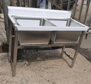 Two Bowls Industrial Kitchen Sink