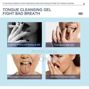 Eelhoe Tongue Cleaning Gel With Brush Oral Care Removal Odor