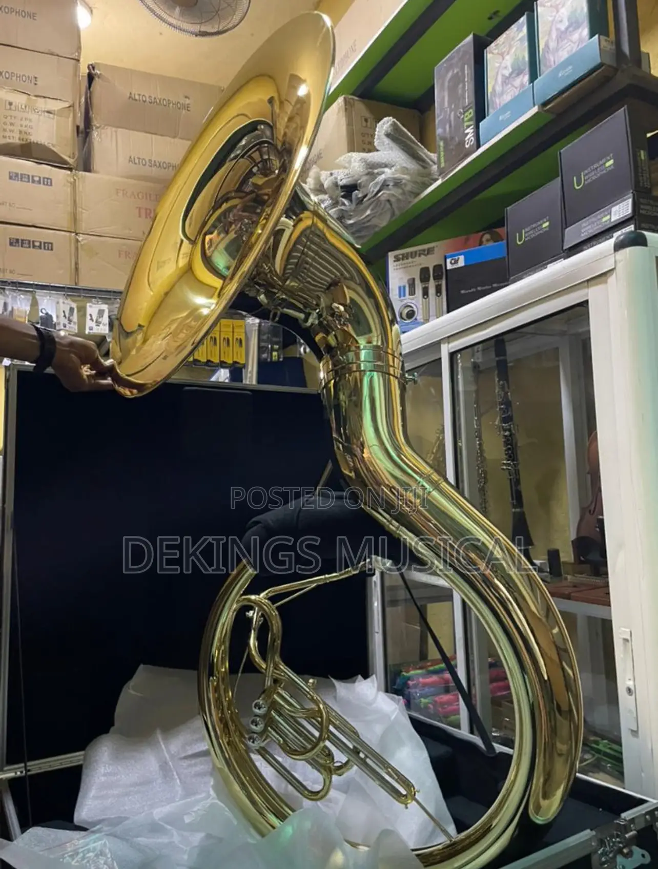Vintage Sousaphone Gold Brass Instrument