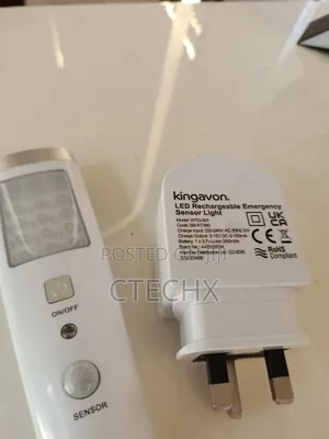 Rechargeable Emergency Sensor Torch Light With Charging Plug