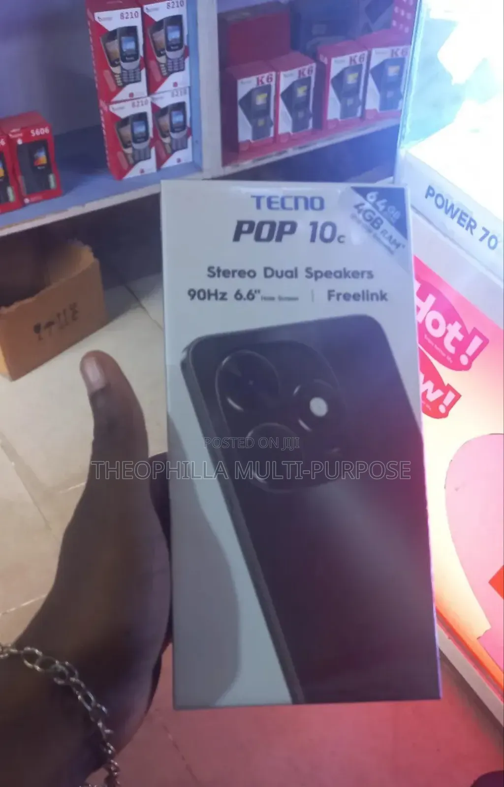 New Tecno Pop 10 64 GB Black