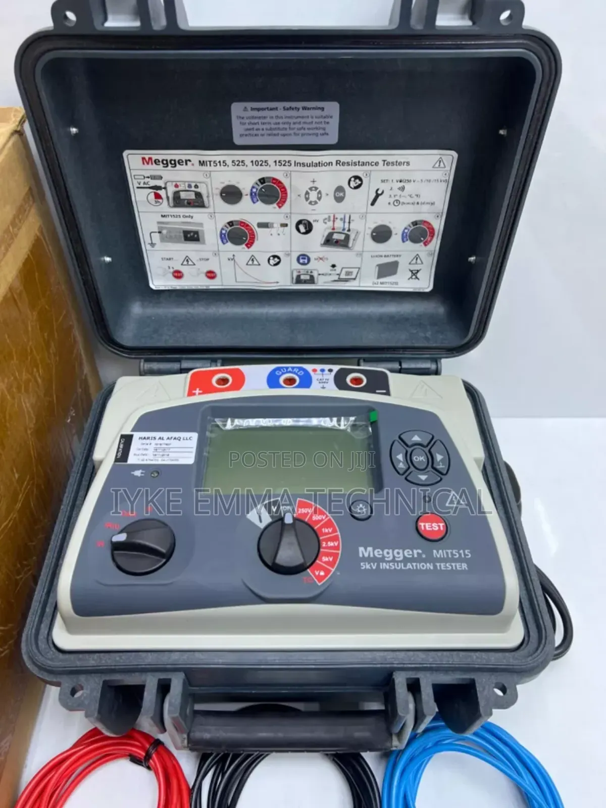 Megger Mit515 5kv Insulation Resistance Tester