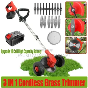 Electric Trimmer, 3-in-1 Grass Trimmer Brush Cutter, 48v