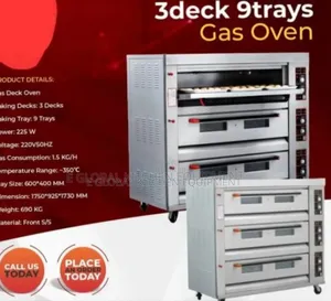 3deck 9trays Gas Oven